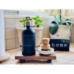 Wood Riser for Decor, 8.66X3.54in Wood Pedestal Stand, Small Wooden Riser,Dish Soap Tray Wood Tray for Bathroom, Wood Riser for Kitchen Counter