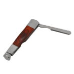 Wooden Pipe Tool With Steel Tamper Red 3-In-1 Smoking Accessory, By Meiiso, Large Inventory!