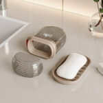Yoloke Leakproof Travel Soap Dish with Lid - Draining Soap Bar Holder - Travel Soap Container - Portable Soap Case for Traveling, Camping, Outdoor, Gym, Bathroom