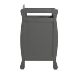Zimtown Wood Changing Table with Drawers,Baby Dresser, Infant Diaper Station Nursery Organizer, Gray