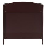 Zimtown Wood Changing Table with Drawers,Baby Dresser, Infant Diaper Station Nursery Organizer, Brown