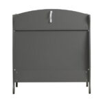 Zimtown Wood Changing Table with Drawers,Baby Dresser, Infant Diaper Station Nursery Organizer, Gray