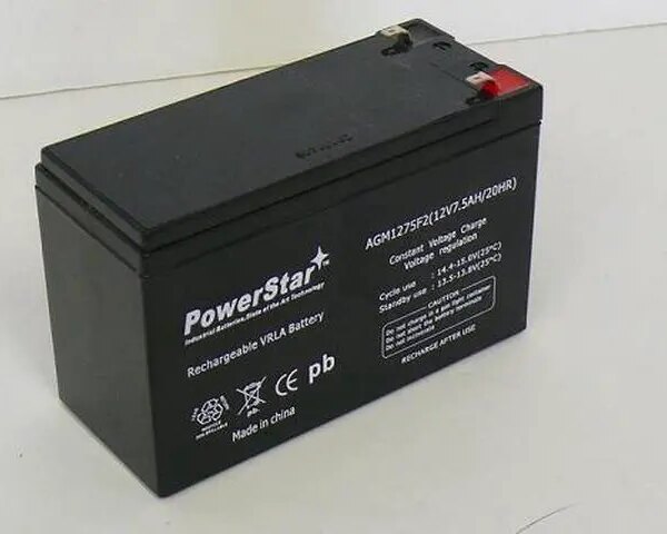 12V 7.5AH SLA Battery DJW12-7.2 T2, DJW 12-7.2 Replaces 12V 7ah or 12V 8ah - Pappy Mall