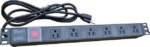 15U Server Cabinet Networking Rack 35-inch Depth Standing Enclosed Locking Network Enclosure on Wheels - POWERSTRIP - CASTERS - SHELF - DUST-PROOF - Pappy Mall