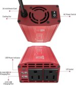300W Power Inverter DC 12V to 110V AC Car Inverter with 4.2A Dual USB Car Adapter - Pappy Mall