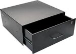 4U drawer mounts in EIA-standard 19 in. 2-post rack to store tools, notes, cables, computer discs and other essential rack equipment accessories up to - Pappy Mall