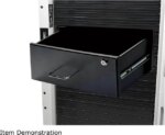 4U drawer mounts in EIA-standard 19 in. 2-post rack to store tools, notes, cables, computer discs and other essential rack equipment accessories up to - Pappy Mall