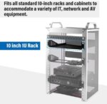 52Pi 1U Rack Shelf, 10 inch Rack Accessories for DeskPi Rackmate T0/T1 Server Cabinets - Pappy Mall