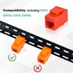 52Pi Blank Keystone Patch Panel with Jacks, 10inch 12 Port Cable Management Rack for DeskPi Rackmate T0/T1/T2 Server Cabinets - Pappy Mall
