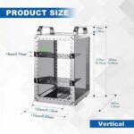 52Pi TT Rackmount, DeskPi Mini Server Cabinet for Network, Servers, Audio, and Video Equipment - Pappy Mall