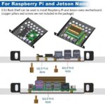 52Pi TT Rackmount, DeskPi Mini Server Cabinet for Network, Servers, Audio, and Video Equipment - Pappy Mall