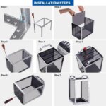 52Pi TT Rackmount, DeskPi Mini Server Cabinet for Network, Servers, Audio, and Video Equipment - Pappy Mall