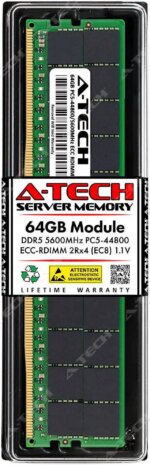 64GB RAM Replacement for Samsung M321R8GA0PB0-CWM | DDR5 5600MHz PC5-44800 ECC RDIMM 2Rx4 Server Memory - Pappy Mall