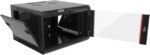 6U Wall Mount Server Rack Computer Cabinet Locking Network Enclosure for Av Audio Video Electronics Networking Equipment Data Cabinet - Pappy Mall