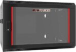 6U Wall Mount Server Rack Computer Cabinet Locking Network Enclosure for Av Audio Video Electronics Networking Equipment Data Cabinet - Pappy Mall