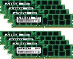 A-Tech 1TB (8x128GB) 2S4Rx4 (8Rx4 3DS) PC4-21300L DDR4 2666 MHz ECC LRDIMM Load Reduced DIMM 288-Pin Octal Rank x4 3DS/TSV Server & Workstation RAM - Pappy Mall