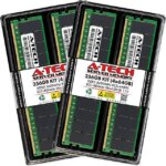 A-Tech 256GB (4x64GB) 2Rx4 PC5-44800R DDR5 5600 MHz EC8 RDIMM ECC Registered DIMM 288-Pin Dual Rank x4 Server & Workstation RAM Memory Upgrade Kit - Pappy Mall