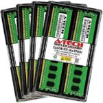 A-Tech 256GB (8x32GB) 1Rx4 PC4-25600R DDR4 3200 MHz ECC RDIMM Registered DIMM 288-Pin Single Rank x4 Server & Workstation RAM Memory Upgrade Kit - Pappy Mall