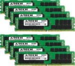 A-Tech 256GB (8x32GB) 2Rx4 PC4-17000R DDR4 2133 MHz ECC RDIMM Registered DIMM 288-Pin Dual Rank x4 Server & Workstation RAM Memory Upgrade Kit - Pappy Mall