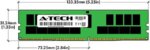 A-Tech 256GB (8x32GB) 2Rx4 PC4-17000R DDR4 2133 MHz ECC RDIMM Registered DIMM 288-Pin Dual Rank x4 Server & Workstation RAM Memory Upgrade Kit - Pappy Mall