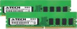 A-Tech 32GB (2x16GB) 1Rx8 PC4-25600 / PC4-25600E DDR4 3200 MHz ECC UDIMM 1.2V ECC Unbuffered DIMM 288-Pin Single Rank x8 Server & Workstation RAM - Pappy Mall