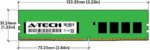 A-Tech 32GB (2x16GB) 1Rx8 PC4-25600 / PC4-25600E DDR4 3200 MHz ECC UDIMM 1.2V ECC Unbuffered DIMM 288-Pin Single Rank x8 Server & Workstation RAM - Pappy Mall