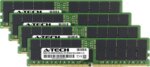 A-Tech 384GB Kit (4 x 96GB) DDR5 5600MHz EC8 RDIMM PC5-44800 ECC Registered 2Rx4 CL40 1.1V 288-Pin Server Workstation RAM Memory Modules - Pappy Mall