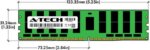 A-Tech 512GB (8x64GB) 4Rx4 PC4-19200L DDR4 2400 MHz ECC LRDIMM Load Reduced DIMM 288-Pin 4DRx4 Quad Rank x4 Server RAM Memory Upgrade Kit - Pappy Mall
