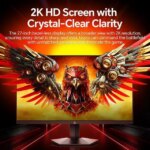 ABS Gaming Monitor 27" 180Hz Fast IPS QHD (2560x1440) 1ms VESA DisplayHDR 400, FreeSync,DCI-P3 95% GQ271NE - Pappy Mall