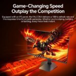 ABS Gaming Monitor 27" 180Hz Fast IPS QHD (2560x1440) 1ms VESA DisplayHDR 400, FreeSync,DCI-P3 95% GQ271NE - Pappy Mall