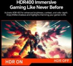 ABS Gaming Monitor 27" 180Hz Fast IPS QHD (2560x1440) 1ms VESA DisplayHDR 400, FreeSync,DCI-P3 95% GQ271NE - Pappy Mall