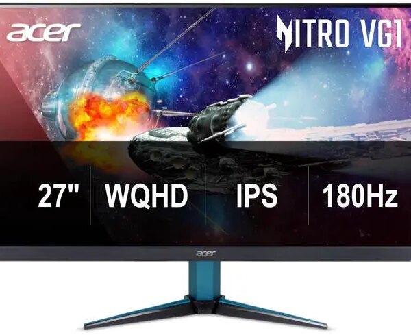 Acer 27" QHD 2K 180Hz IPS Gaming Monitor - Pappy Mall