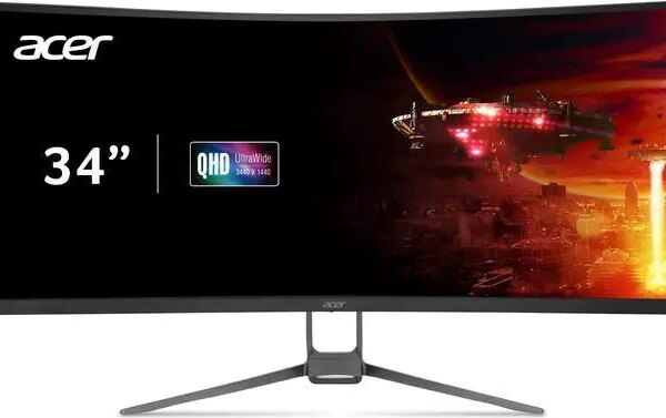 Acer 34" 120 Hz VA QHD Gaming Monitor 1ms (VRB) FreeSync Premium (AMD Adaptive Sync) Curved Nitro EDA343CUR J0bmiippx - Pappy Mall