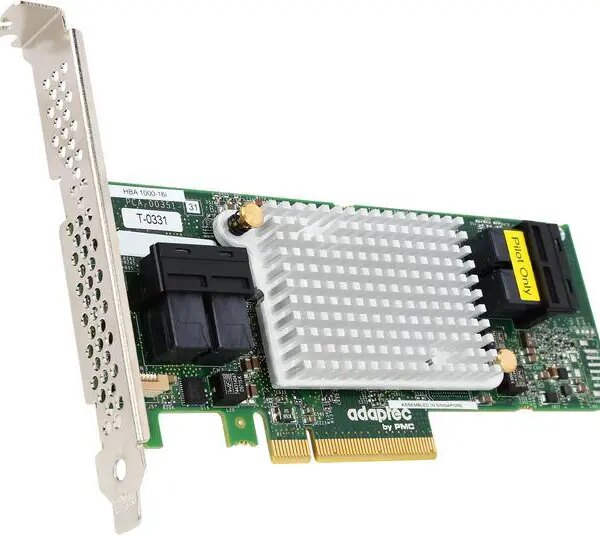 Adaptec 1000 2288400-R (1000-16i ) 8-Lane PCIe Gen3 SATA / SAS 12 Gb/s PCIe Gen3 Host Bus Adapter - Pappy Mall