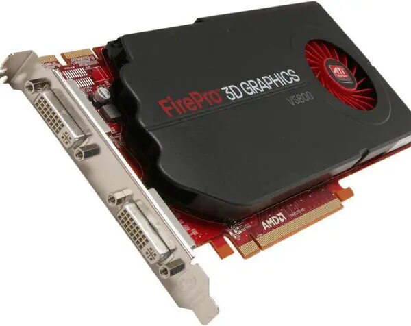 AMD FirePro V5800 100-505839 1GB 128-bit GDDR5 PCI Express 2.1 x16 CrossFire Supported Workstation Video Card White Box - Pappy Mall