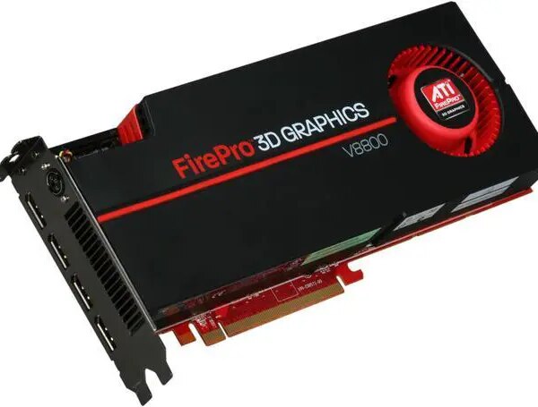 AMD FirePro V8800 100-505603 2GB 256-bit GDDR5 PCI Express 2.0 x16 CrossFire Supported Full Height / Full Length Graphics Card - Pappy Mall