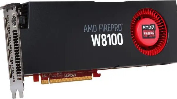 AMD FirePro W8100 100-505976 8GB 512-bit GDDR5 PCI Express 3.0 x16 CrossFire Supported Graphics Card - Pappy Mall