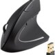 Anker 2.4G Wireless Vertical Ergonomic Optical Mouse, 800 / 1200 /1600 DPI, 5 Buttons for Laptop, Desktop, PC, Macbook - Black - Pappy Mall