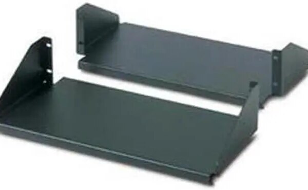APC AR8422 Double Sided Fixed Shelf for 2-Post Rack 250 lbs Black - Pappy Mall