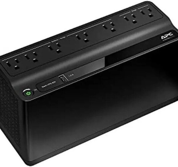 apc back-ups 650 battery backup and surge protector black (bvn650m1) - Pappy Mall