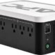 APC BE700G3 UPSBack-UPS, 700VA/420W, Floor/Wall Mount, 120V, 6x NEMA 5-15R outlets, USB Type A + C Ports, Battery is not user replaceable - Floor/Wall - Pappy Mall