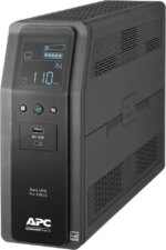 APC BR1350MS Back-UPS Pro, 1350VA/810W, Tower, 120V, 10x NEMA 5-15R outlets, Sine Wave, AVR, USB Type A + C ports, LCD, User Replaceable Battery - Pappy Mall