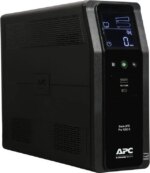 APC BR1350MS Back-UPS Pro, 1350VA/810W, Tower, 120V, 10x NEMA 5-15R outlets, Sine Wave, AVR, USB Type A + C ports, LCD, User Replaceable Battery - Pappy Mall