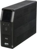 APC BR1350MS Back-UPS Pro, 1350VA/810W, Tower, 120V, 10x NEMA 5-15R outlets, Sine Wave, AVR, USB Type A + C ports, LCD, User Replaceable Battery - Pappy Mall