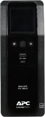 APC BR1500MS 1500 VA SineWave 10 Outlets 2 USB Charging Ports Back-UPS Pro Battery Backup, Replaces BR1500G - Pappy Mall