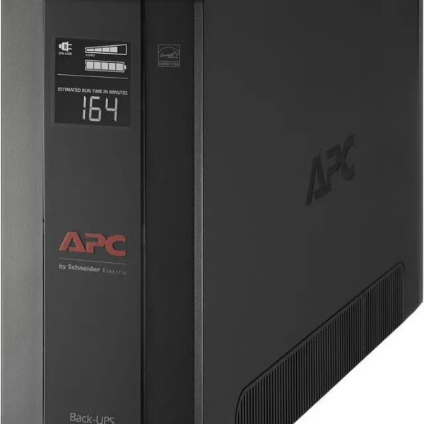 APC BX1500M Back-UPS Pro, 1500VA, Tower, 120V, 10 NEMA 5-15R outlets, AVR, LCD - Tower - 16 Hour Recharge - 3 Minute Stand-by -120 V Input-120 V AC - Pappy Mall