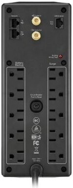 APC BX1500M Back-UPS Pro, 1500VA, Tower, 120V, 10 NEMA 5-15R outlets, AVR, LCD - Tower - 16 Hour Recharge - 3 Minute Stand-by -120 V Input-120 V AC - Pappy Mall