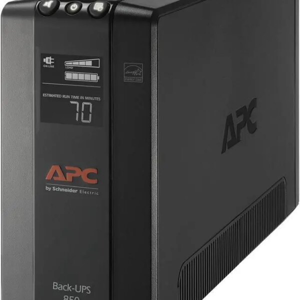 APC BX850M Back-UPS 850, Compact Tower, 850VA, 120V, AVR, LCD, 8 NEMA outlets (4 surge) - Tower - 12 Hour Recharge - 2 Minute Stand-by - 120 V Input - Pappy Mall