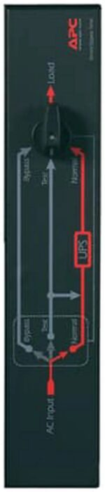 APC BY SCHNEIDER ELECTRIC SBP5000RMT2U APC SERVICE BYPASS PANEL BYPASS SWITCH ( RACK-MOUNTABLE ) - AC 200/208/240 V - Pappy Mall