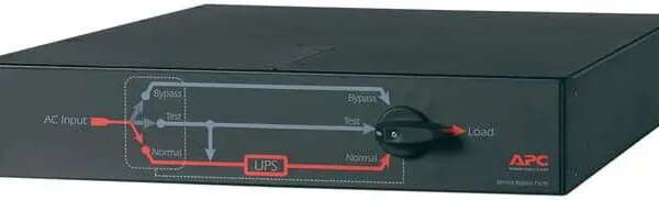 APC BY SCHNEIDER ELECTRIC SBP5000RMT2U APC SERVICE BYPASS PANEL BYPASS SWITCH ( RACK-MOUNTABLE ) - AC 200/208/240 V - Pappy Mall